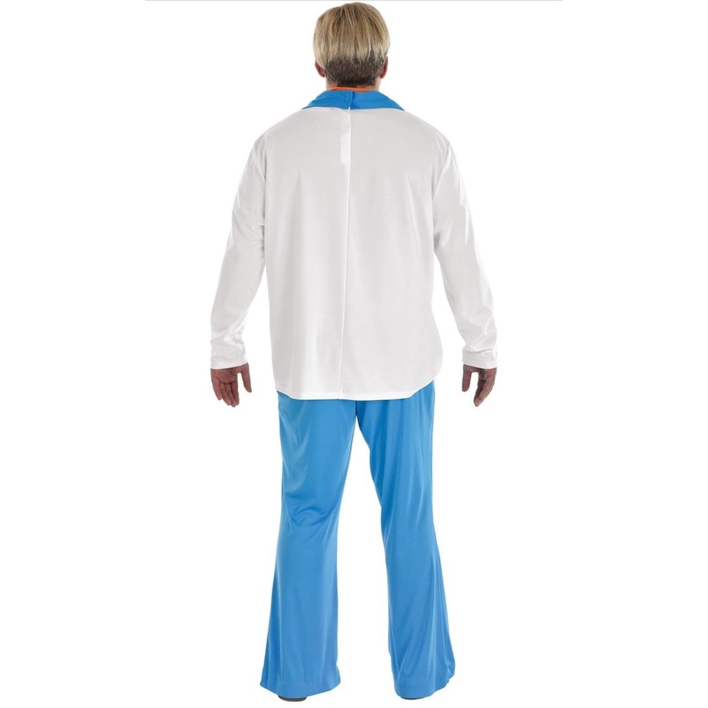 Scooby Doo Fred Adult Plus 2XL 48-52 Fred Costume Cosplay 3 Piece NEW - Picture 5 of 8
